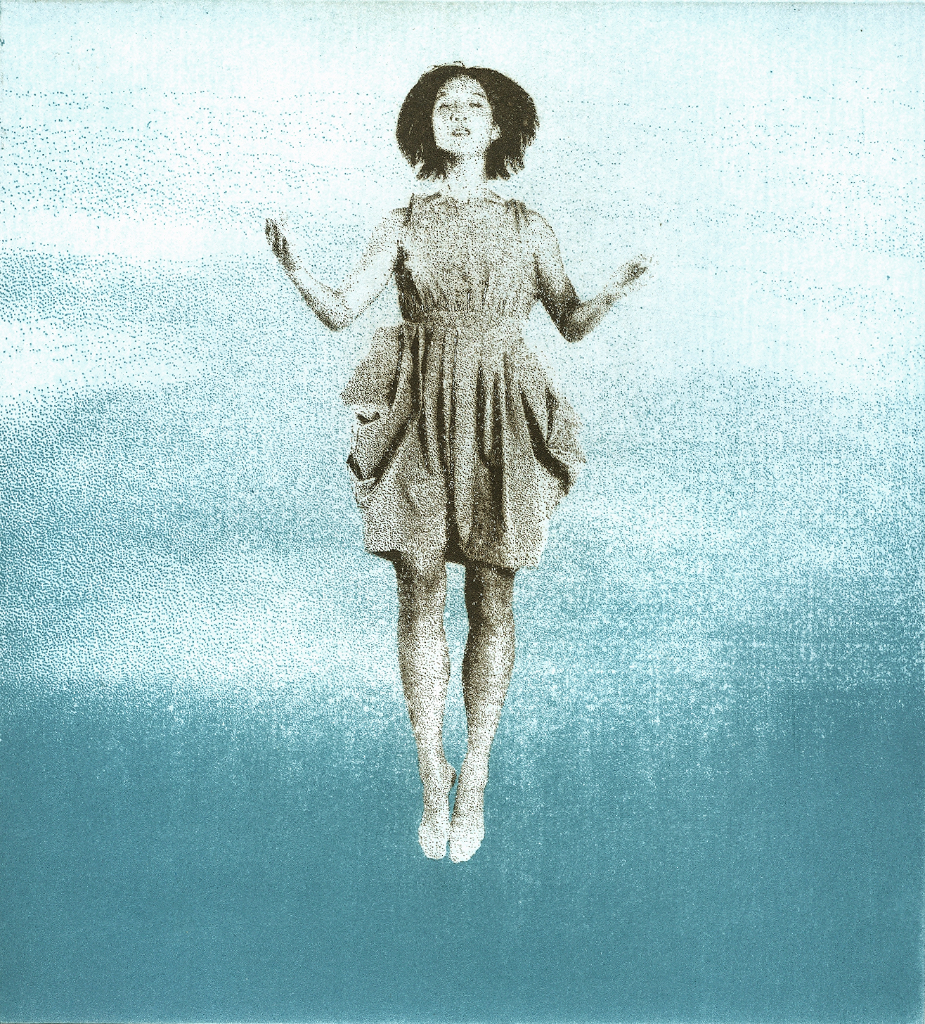 Margaret Ashman. Transmute photo etching16 x 17cm